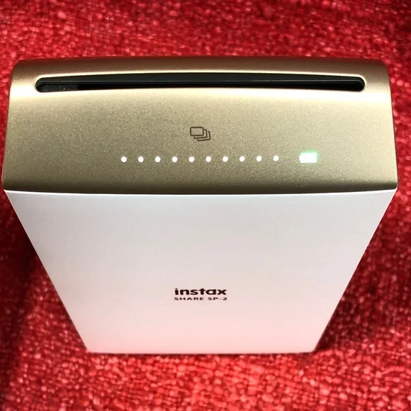 Instax Share SP-2 Printer in Gold with Film Pack